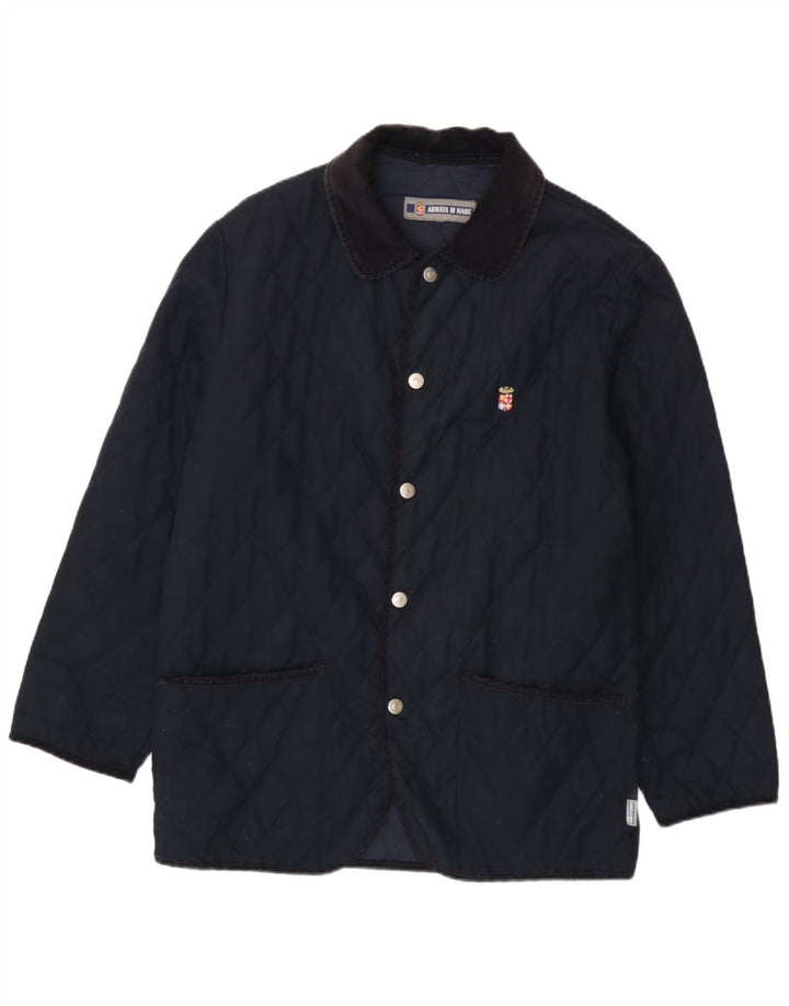 Armata Di Mare Herren Steppjacke UK 40 Large Marineblau Polyester
