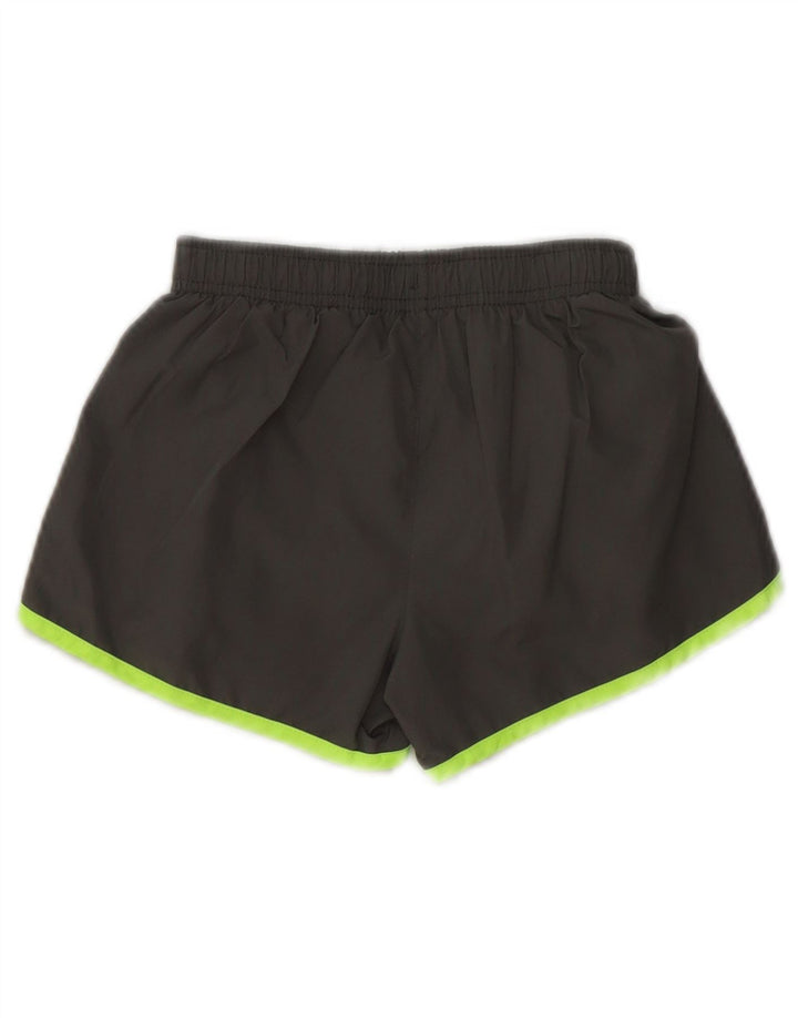 Puma Mädchen-Sportshorts, 6–7 Jahre, Größe S, Grau, Colourblock-Polyester