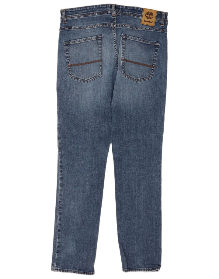 Timberland Herren Slim Jeans W33 L32 Blaue Baumwolle