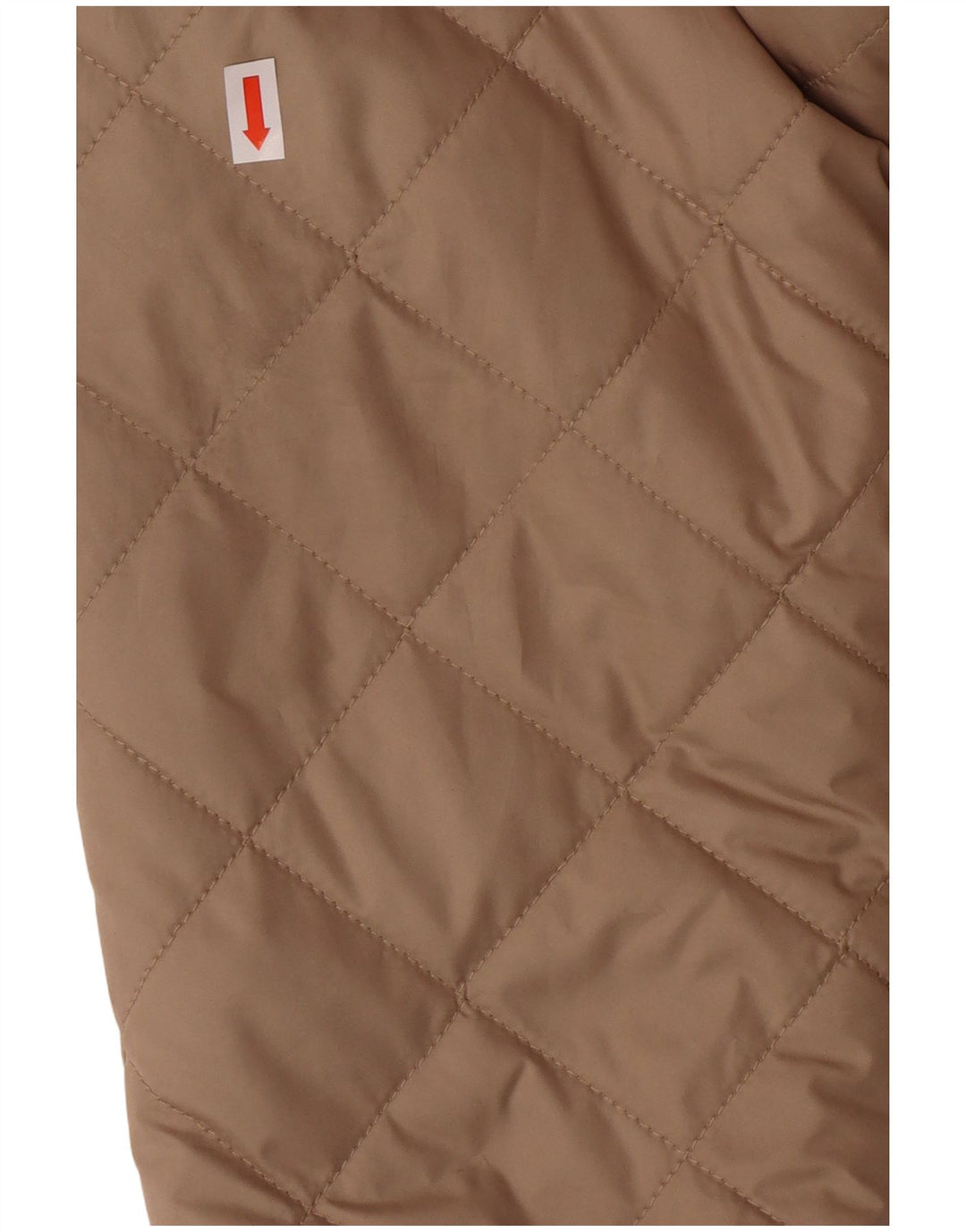 HOLLISTER Damen Steppjacke mit Kapuze UK 10 Small Beige Polyester