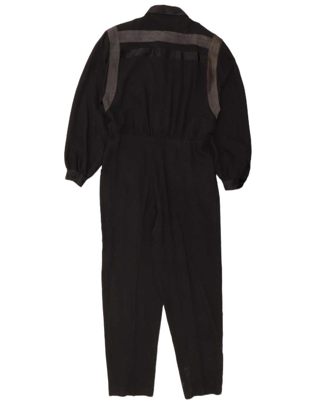 De Pietri Damen-Overall mit langen Ärmeln, IT 44, Mittelschwarz, Farbblock