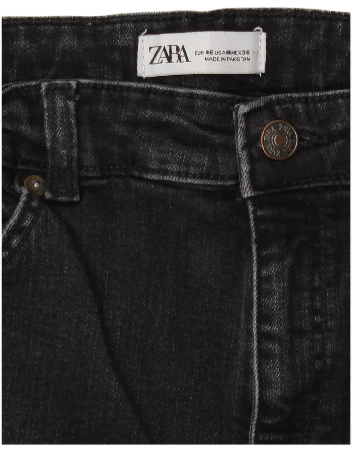 Zara Damen Slim Jeans EU 46 2XL W36 L28 Schwarz