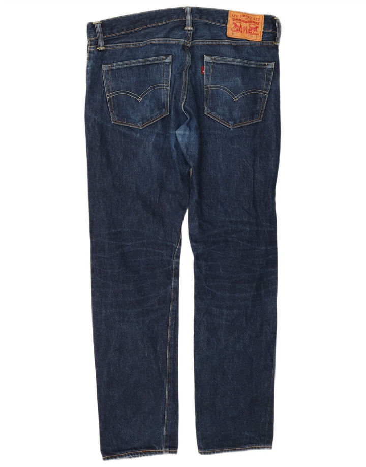 Levi's Herren 511 Slim Jeans W34 L32 Blaue Baumwolle