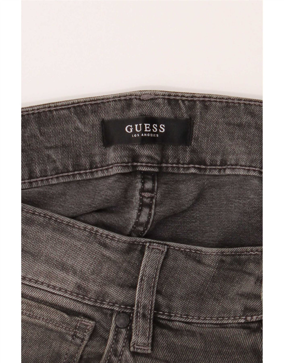 Guess Herren Angels Slim Jeans W30 L32 Graue Baumwolle