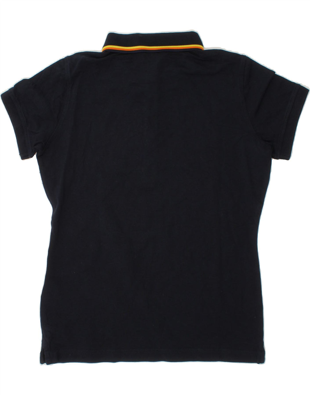 K-WAY Boys Polo Shirt 7-8 Years Navy Blue Cotton Vintage K-Way and Second-Hand K-Way from Messina Hembry 