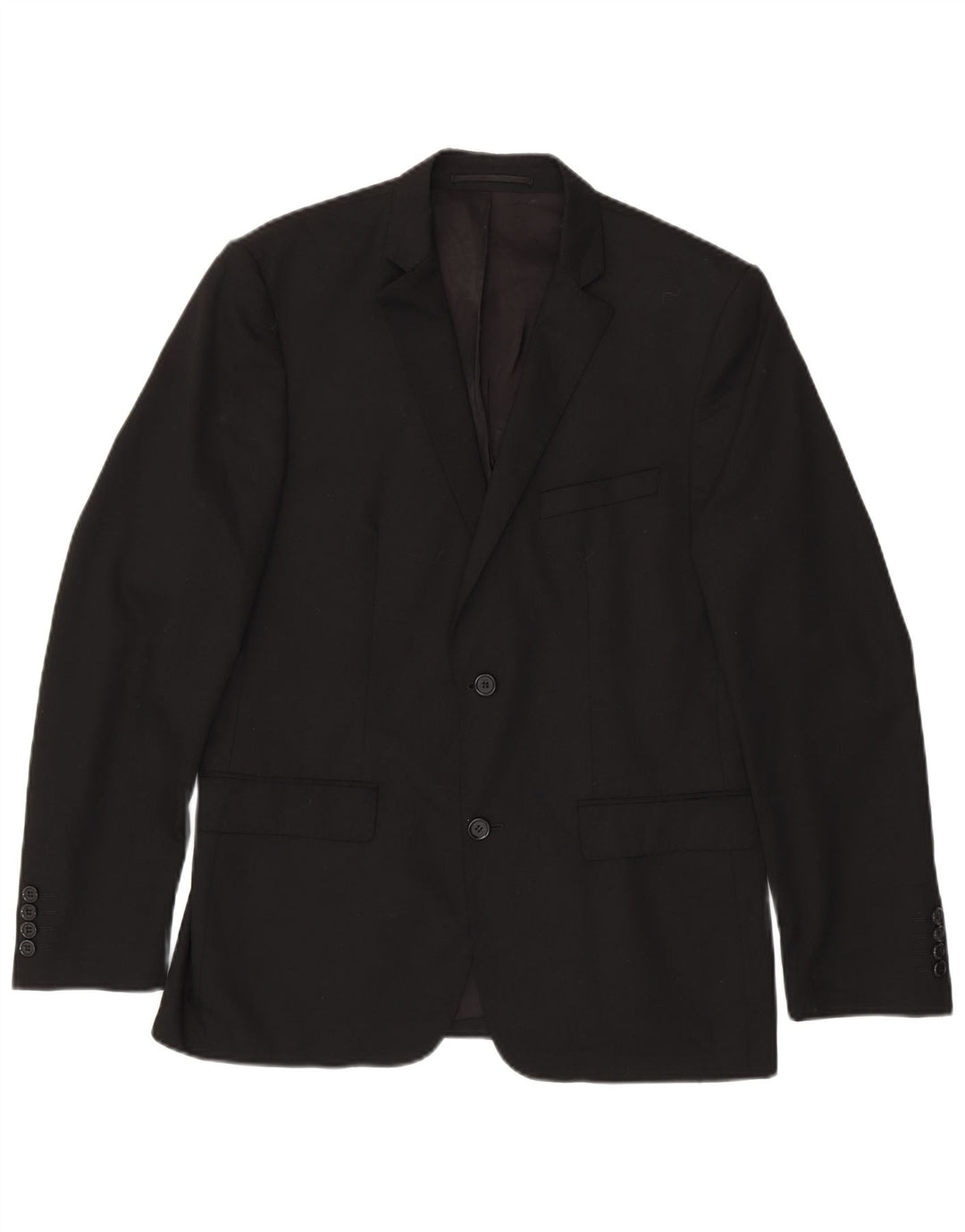 ZARA Herren-Blazer mit 2 Knöpfen, EU 50, mittelschwarz, Polyester