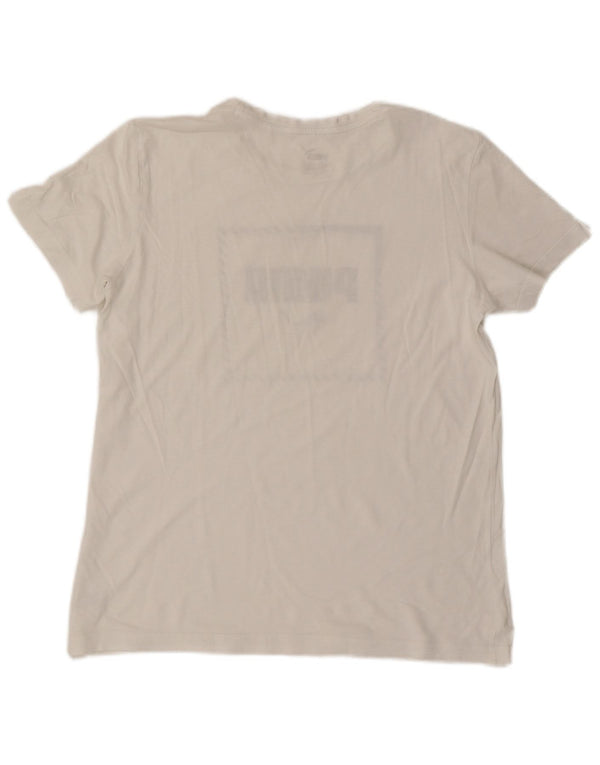 Puma Jungen Graphic T-Shirt Top 15-16 Jahre XL Weiß