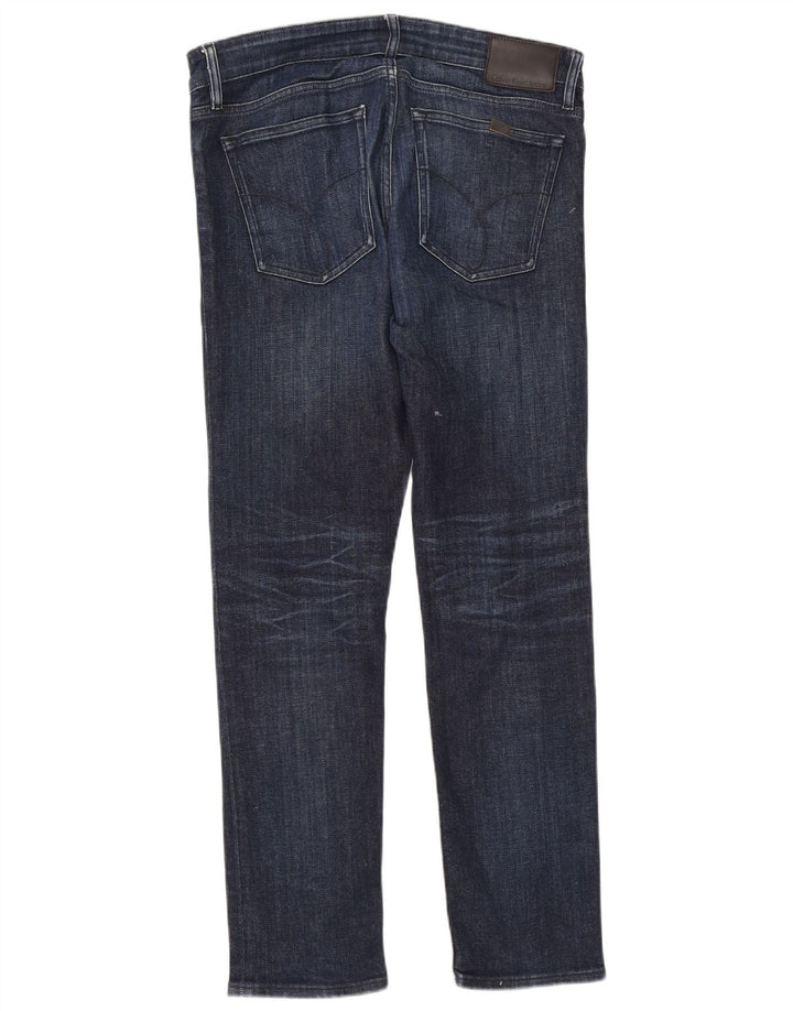 Calvin Klein Herren Slim Jeans W33 L32 Marineblau Baumwolle