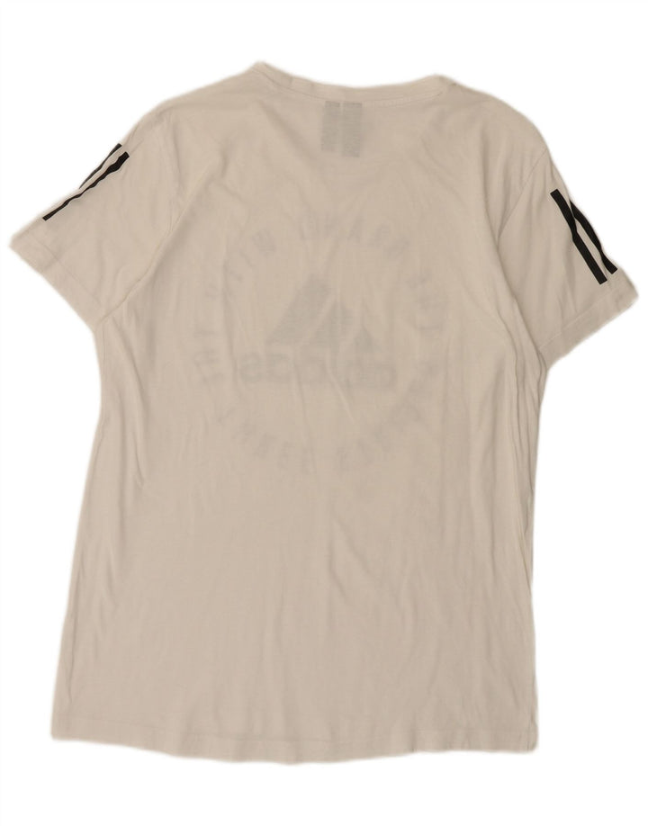 Adidas Herren Graphic T-Shirt Top Mittelweiß