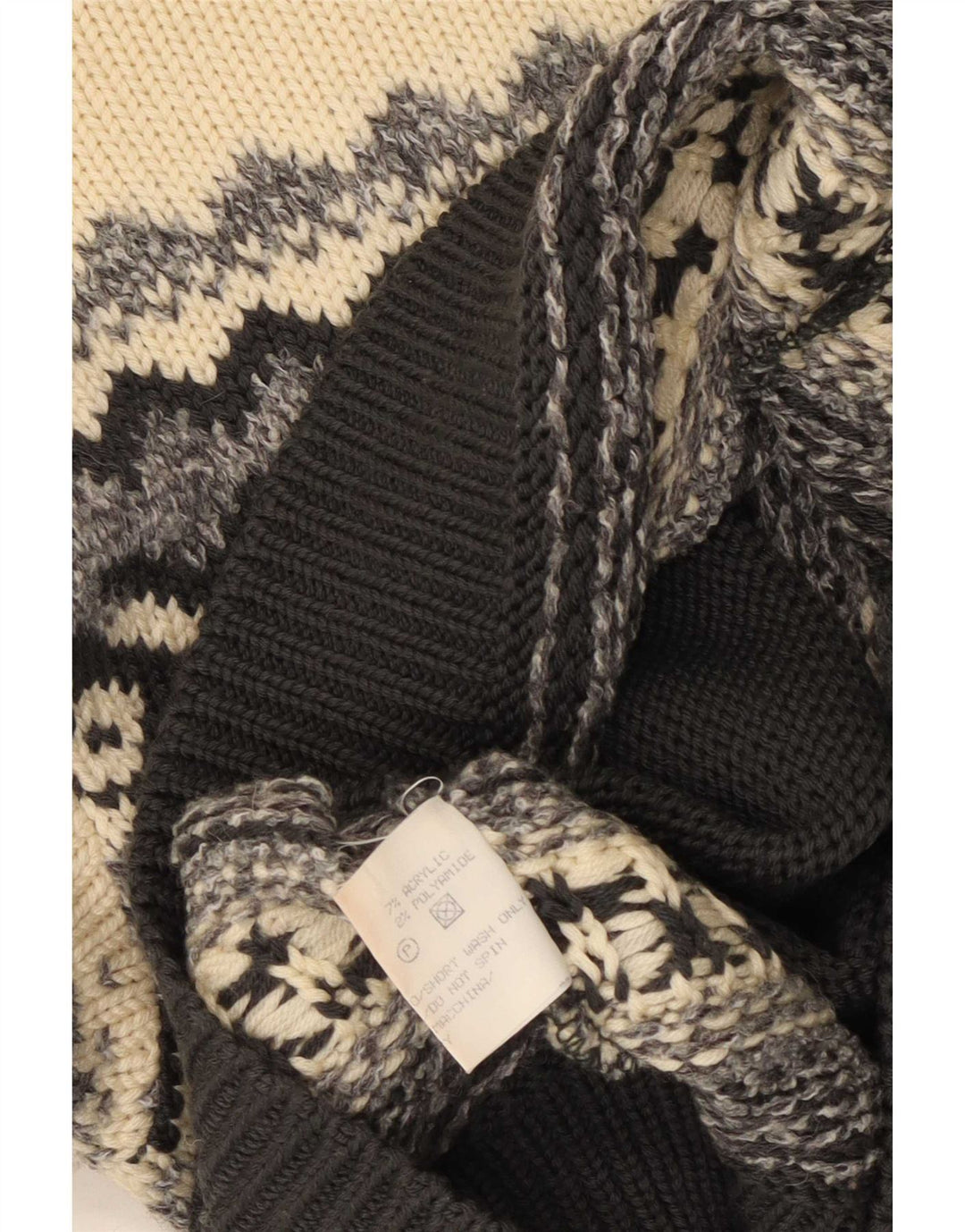 Silvy Herren-Pullover mit Rundhalsausschnitt IT 48 Medium Mehrfarbig Fair Isle
