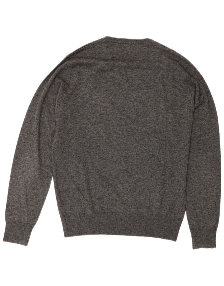 Trussardi Herren-Pullover mit Rundhalsausschnitt IT 50 Mittelgrau