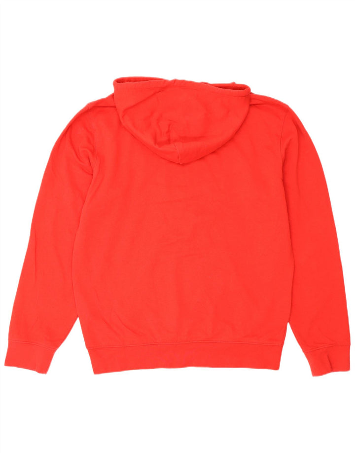 Champion Herren-Kapuzenpullover mit Grafik, mittelrote Baumwolle