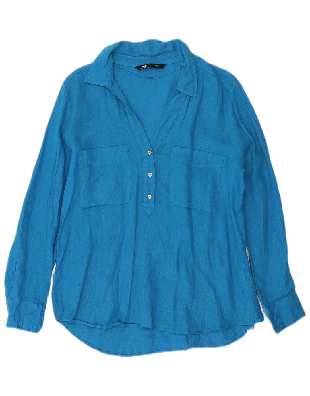 ZARA Damen Pullovershirt UK 16 Large Blau