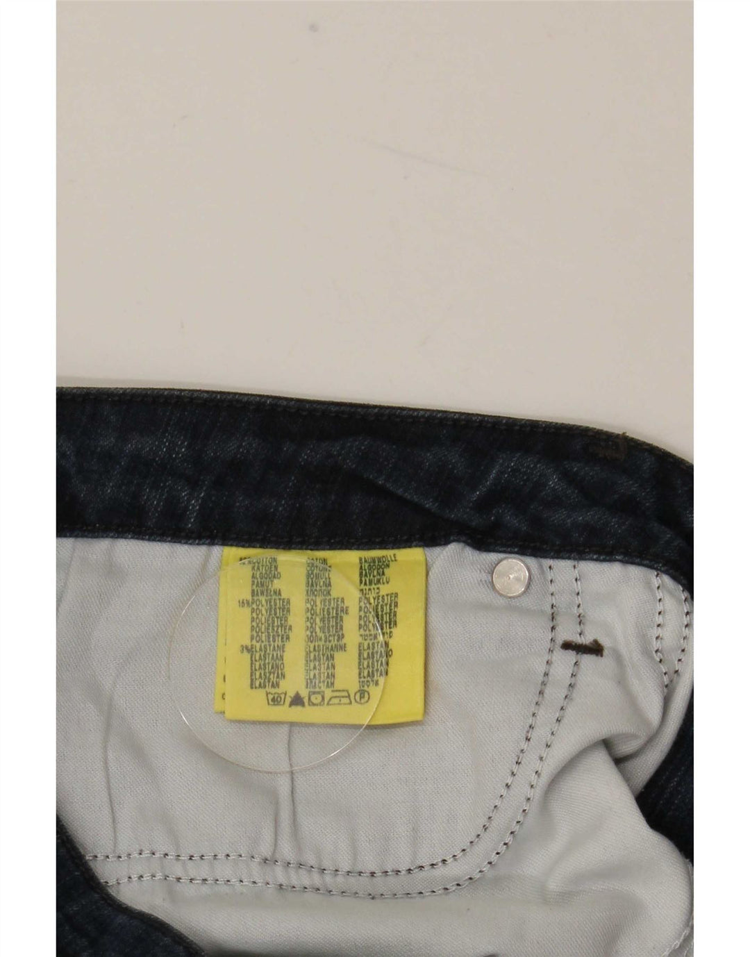 Wrangler Damen Bootcut-Jeans W34 L30 Marineblaue Baumwolle