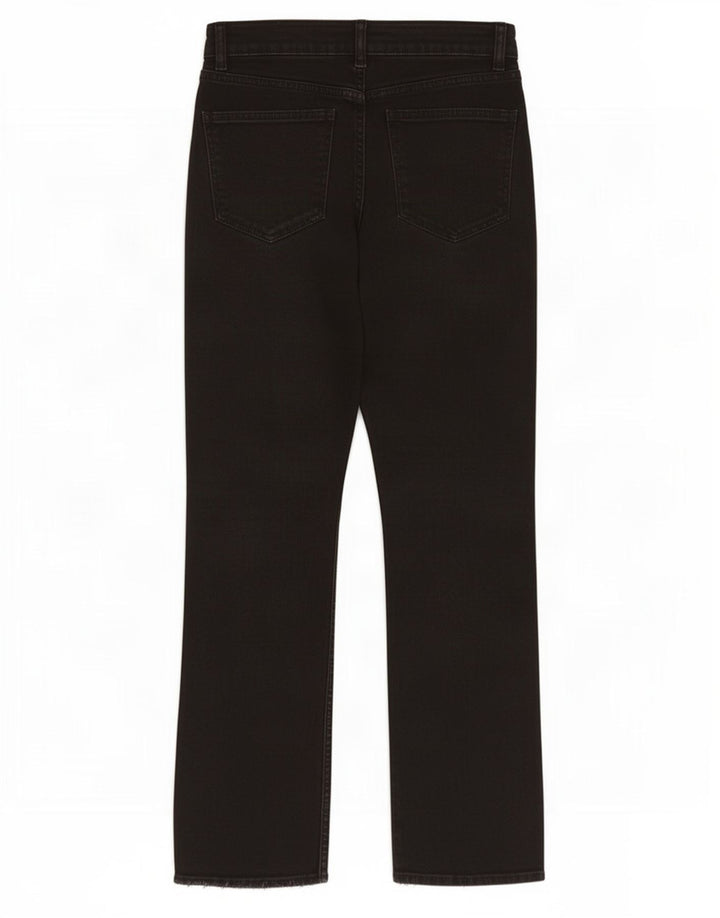 Zara Damen Bootcut Jeans EU 36 XS W26 L26 Schwarz