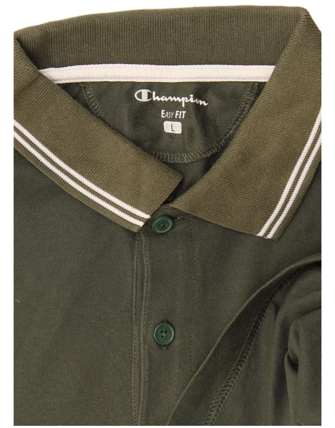 Champion Herren Easy Fit Poloshirt Large Khaki