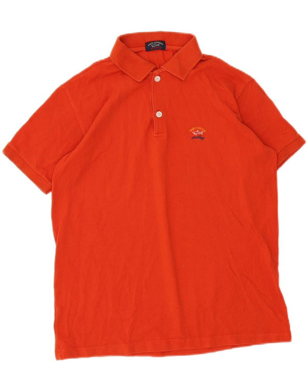 Paul & Shark Jungen-Yachting-Poloshirt, 13–14 Jahre, orange Baumwolle
