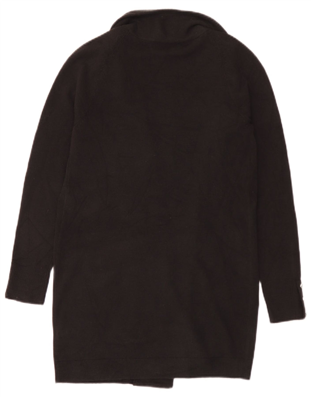 Marks & Spencer Damen Longline Open Cardigan Pullover UK 8 Small Schwarz