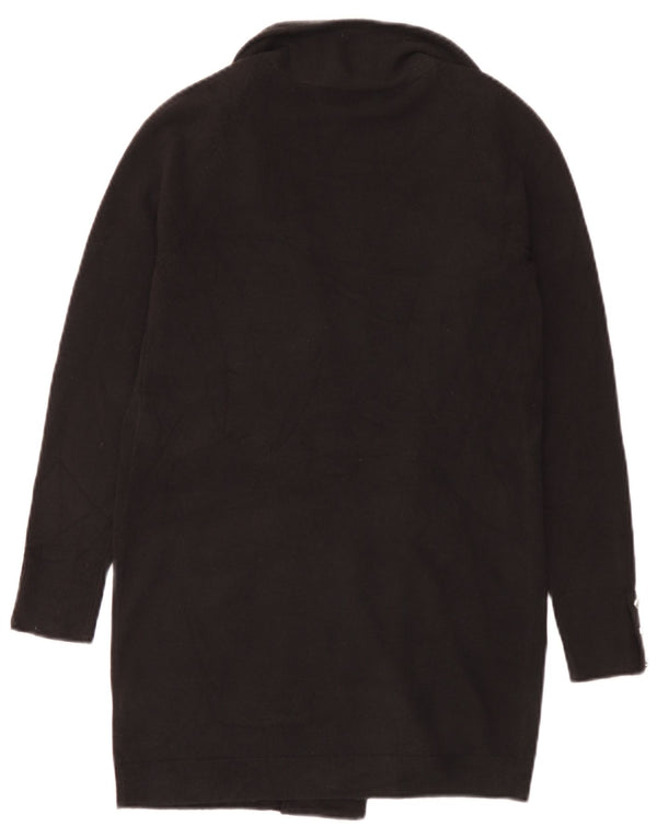 Marks & Spencer Damen Longline Open Cardigan Pullover UK 8 Small Schwarz