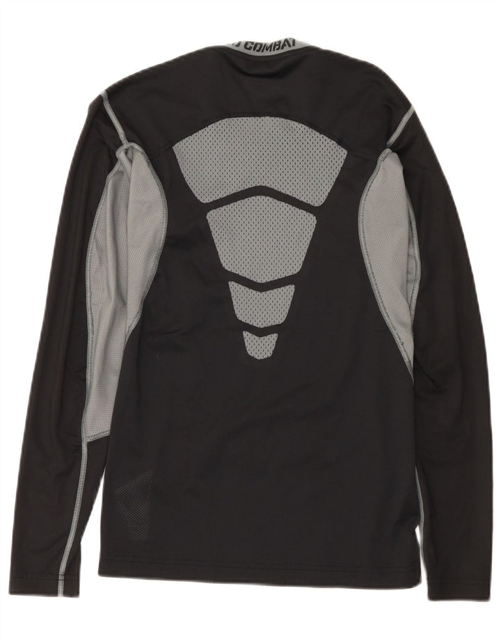 Nike Herren Dri Fit Top Langarm Small Schwarz Colourblock Polyester