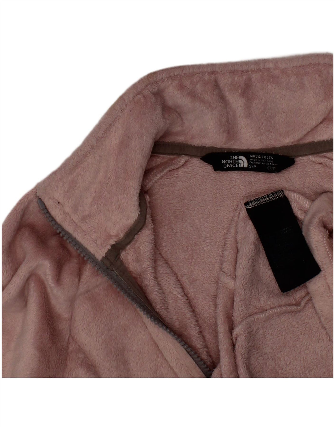 THE NORTH FACE Mädchen-Fleecejacke, 7–8 Jahre, klein, rosa, Polyester