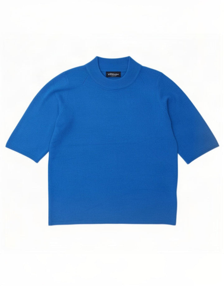 Marks & Spencer Rollkragenpullover für Damen, Gr. 14, Mittelblau