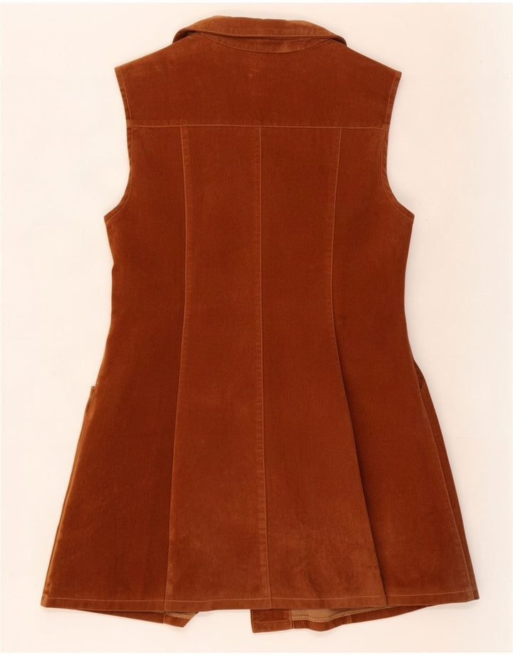 Avant Damen Wildlederweste UK 12 Mittelbraun