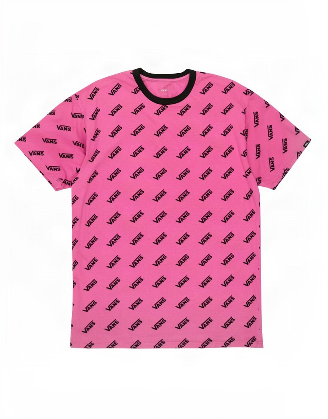 Vans Herren-T-Shirt mit Grafik, Größe L, Rosa, Baumwolle