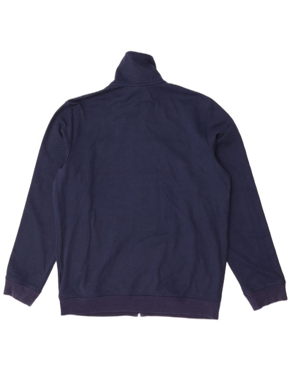 Adidas Mens Tracksuit Top Jacket Medium Navy Blue Colourblock Sports