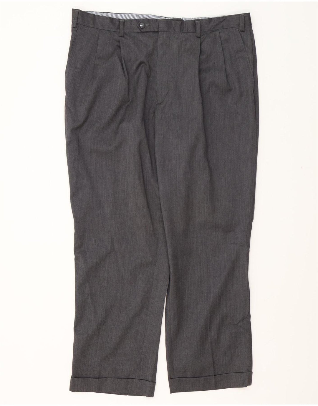 IZOD Herren-Anzughose mit Pegged-Anzug, W38, L29, graue Wolle