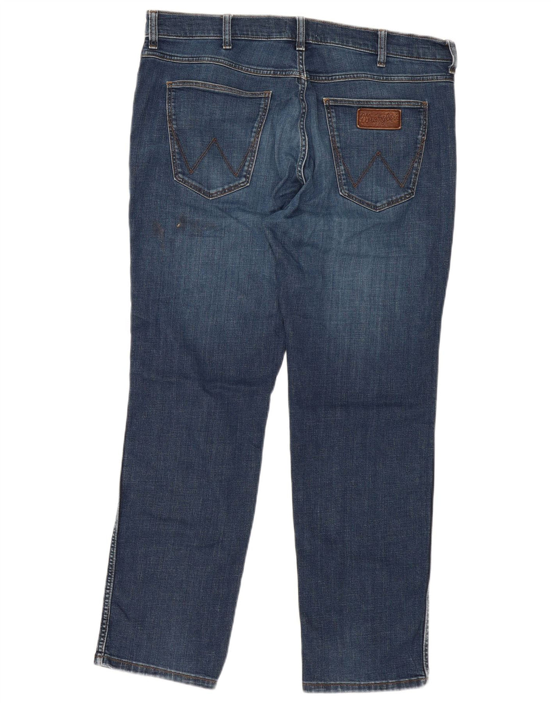 WRANGLER Herren Greensboro Straight Jeans W36 L30 Blaue Baumwolle