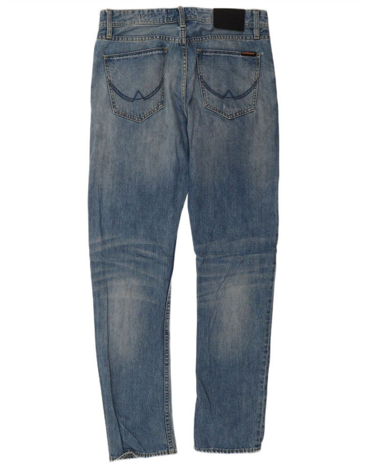 Superdry Herren Loose Jeans W30 L32 Blaue Baumwolle
