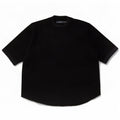 Zara Damen Kurzarm-Crop-Top UK 10 Small Schwarz