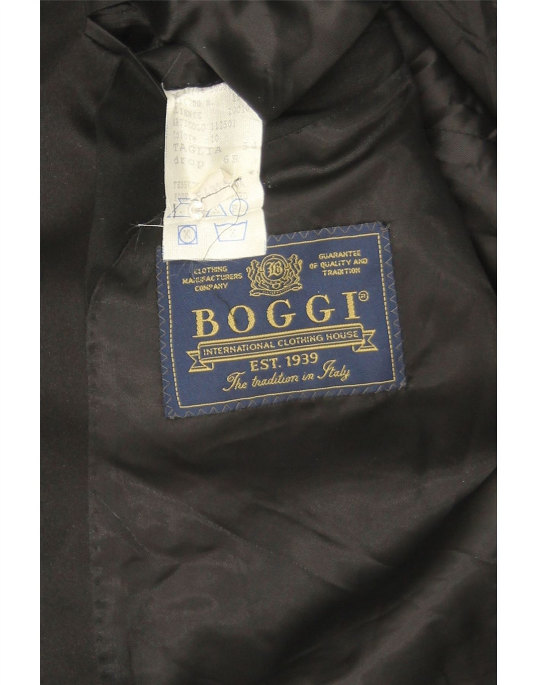 Boggi Herren 1-Knopf-Blazerjacke IT 54 2XL Schwarz