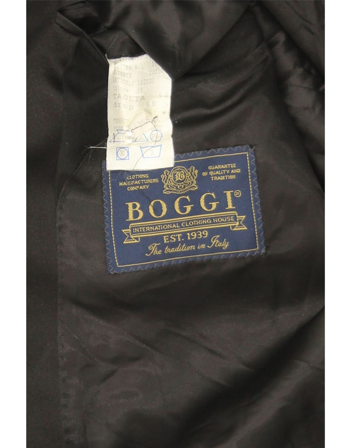 Boggi Herren 1-Knopf-Blazerjacke IT 54 2XL Schwarz