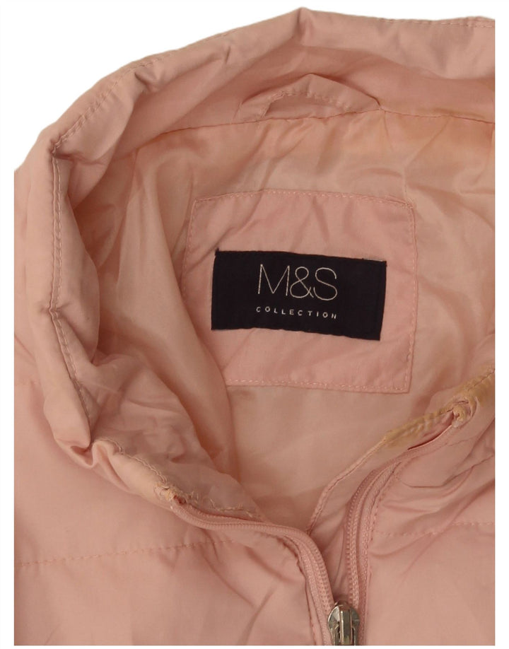 Marks & Spencer Damen Wattierte Jacke UK 14 Large Pink
