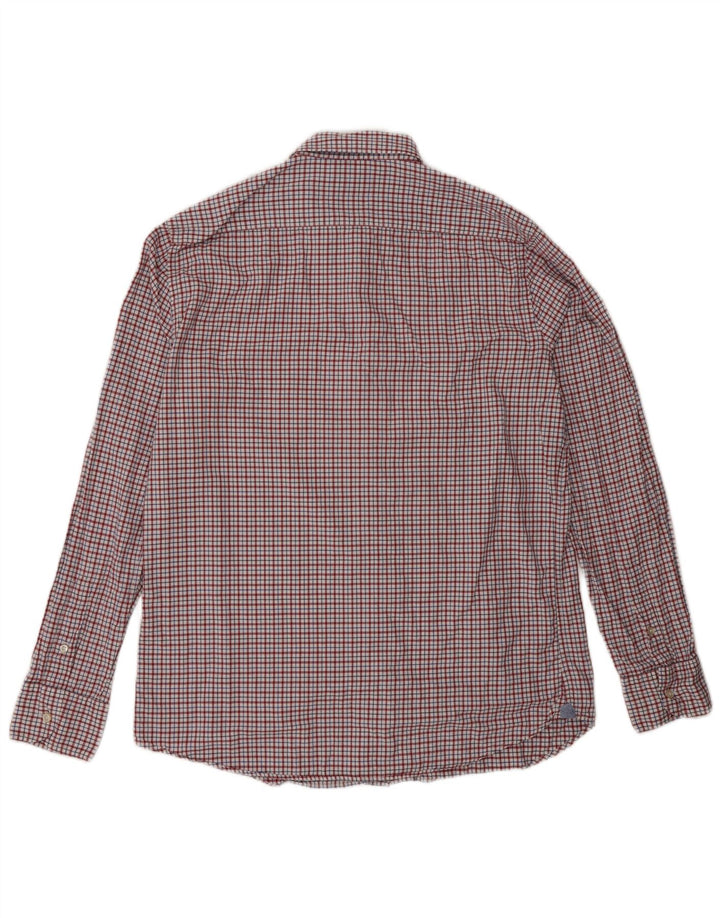 Massimo Dutti Herrenhemd Mittelrot Gingham