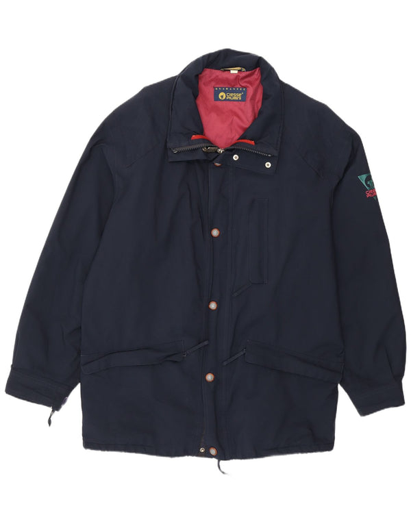 Ciesse Piumini Herren Loose Fit Regenjacke IT 52 Large Marineblau Polyester