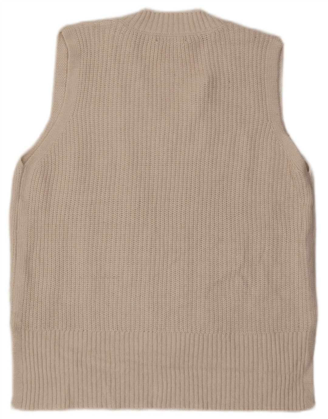 Marks & Spencer Damen Weste Tank Top UK 16 Large Off White Polyester