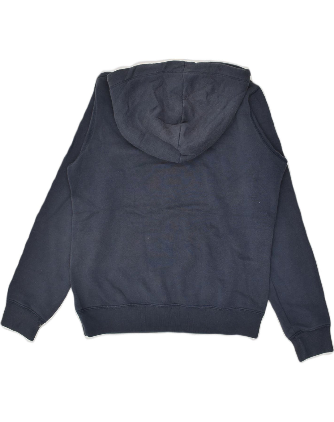 JACK WILLS Womens Graphic Hoodie Jumper UK 12 Medium Navy Blue Cotton | Vintage Jack Wills | Thrift | Second-Hand Jack Wills | Used Clothing | Messina Hembry 