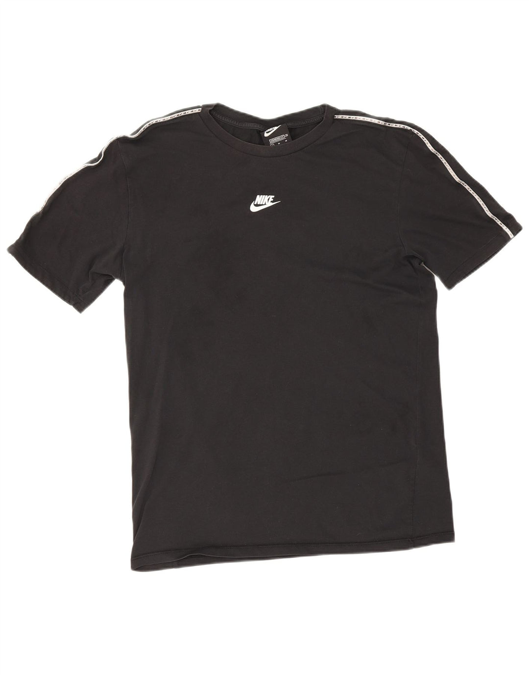 Nike Herren-T-Shirt mit Standard-Passform, mittelschwarz, Baumwolle