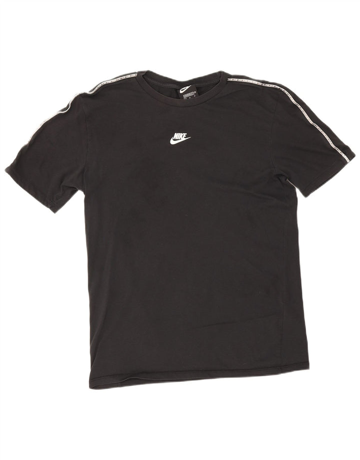 Nike Herren-T-Shirt mit Standard-Passform, mittelschwarz, Baumwolle