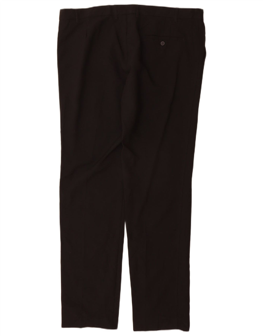 Gerade Herren-Chinohose von Marks & Spencer, Breite 40, Länge 35, Schwarz, Polyester
