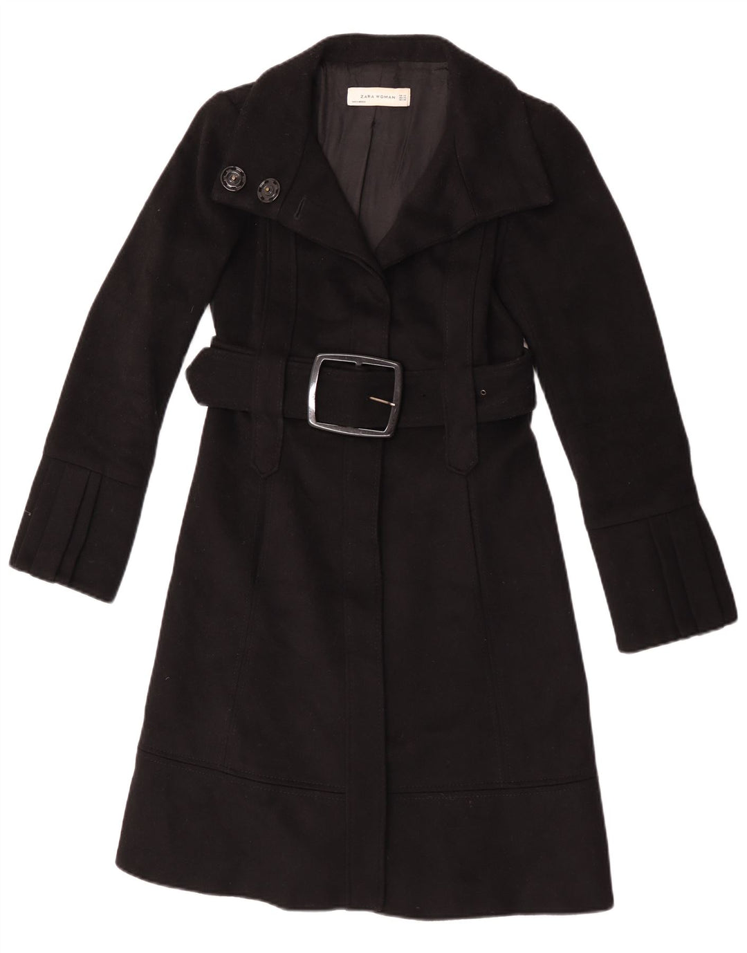 Zara Damen Mantel UK 6 XS Schwarz
