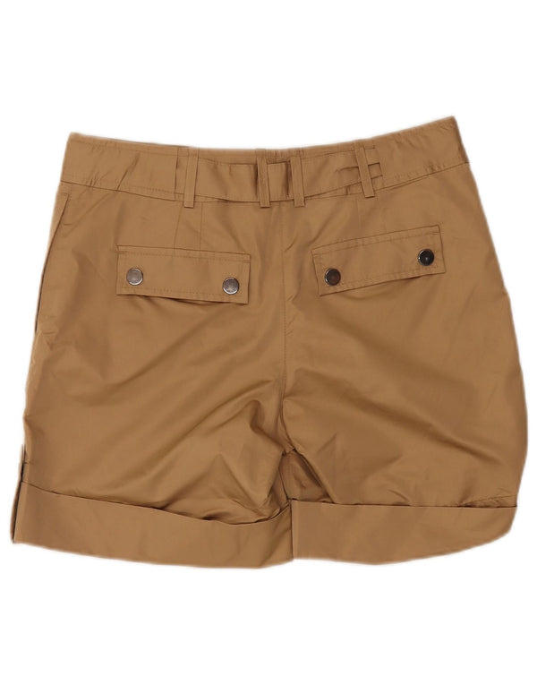 Massimo Dutti Damen Cargoshorts EU 40 Medium W30 Beige Polyester