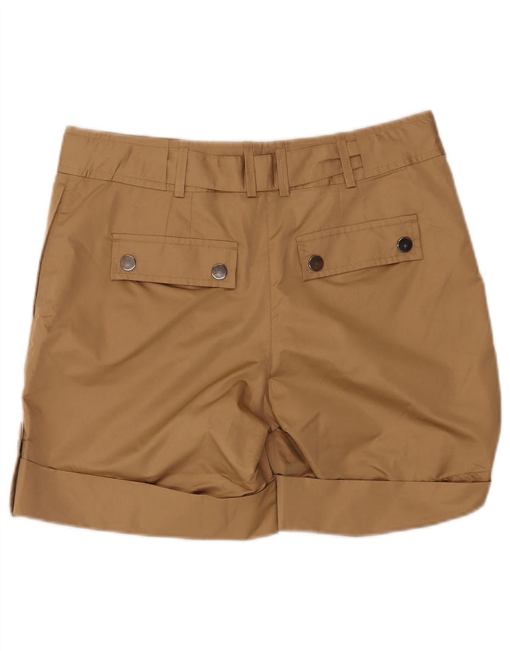 Massimo Dutti Damen Cargoshorts EU 40 Medium W30 Beige Polyester