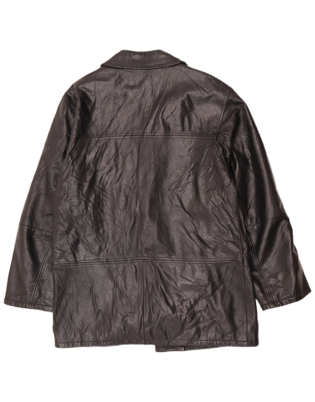 Vintage Herren Lederjacke UK 38 Medium Black Classic
