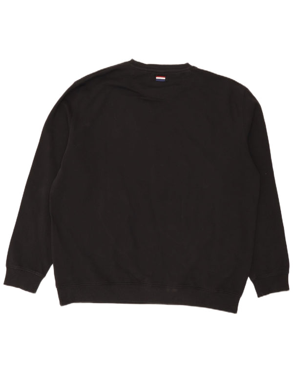 U.S. Polo Assn. Herren-Sweatshirt-Pullover 3XL aus schwarzer Baumwolle