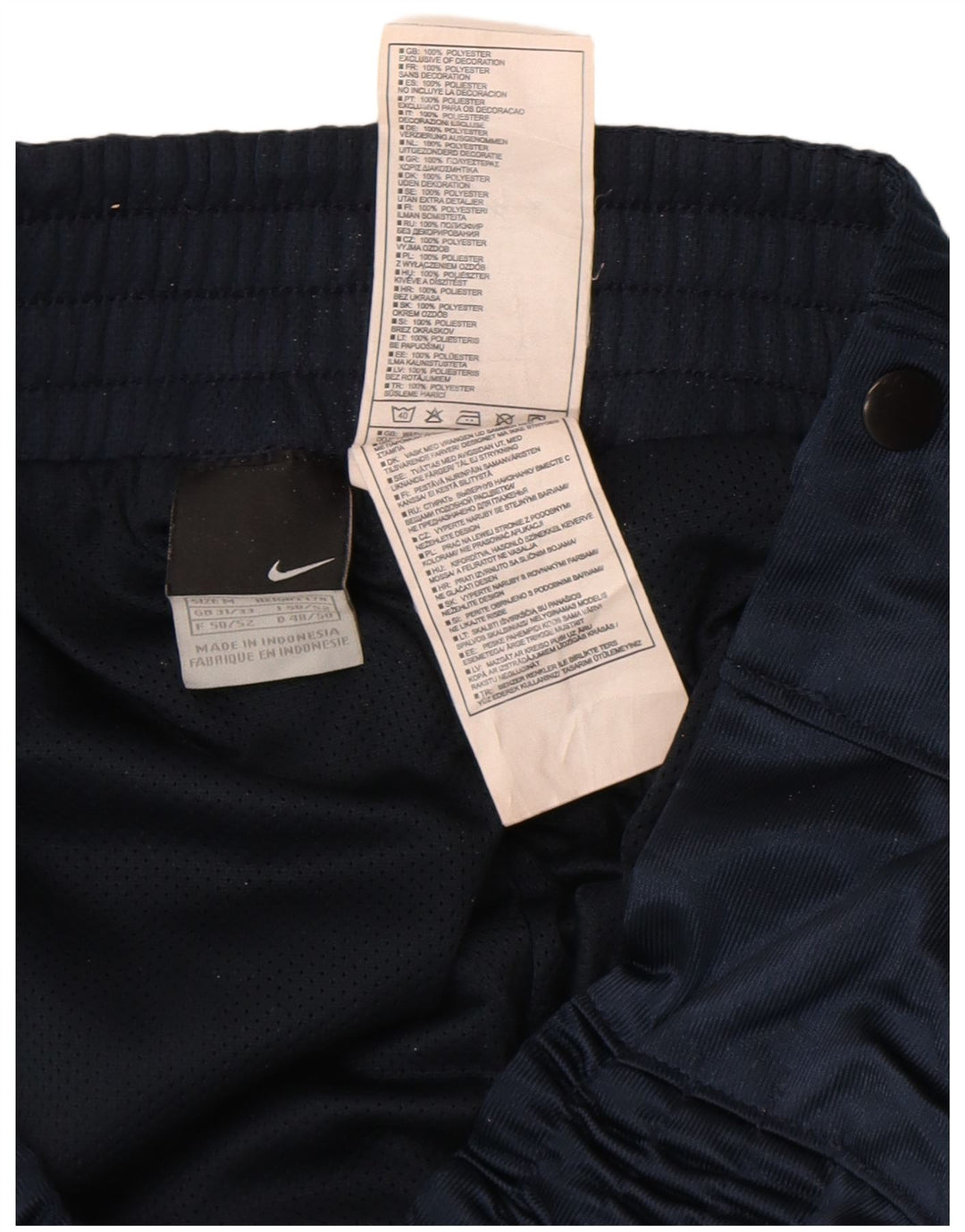 Nike Herren-Trainingshose, Mittelgroßes marineblaues Farbblock-Polyester