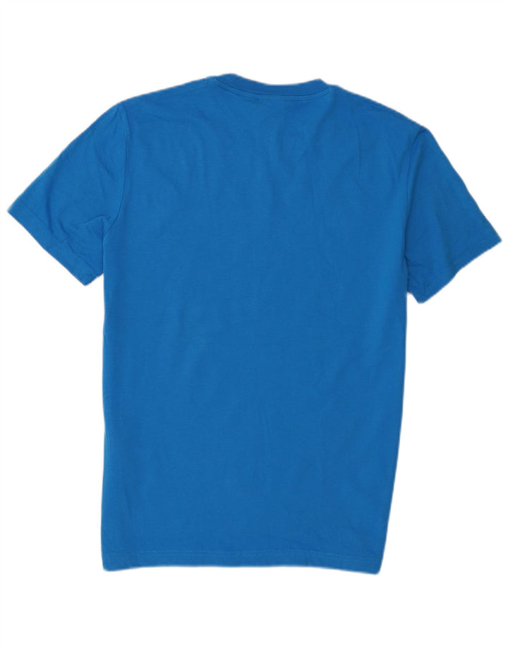 Champion Herren-T-Shirt mit Grafik, Größe S, Blau, Baumwolle